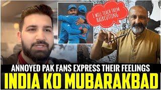 Pakistani reaction on India winning Champions Trophy 2025 | Congratulations to India