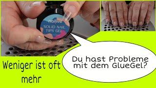 #glue #nails Weniger ist oft mehr! hast du Probleme mit dem GlueGel für Press on Nails??