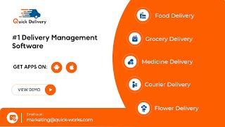 Create Your Own Delivery Management Software | On-Demand Delivery App Development | Live Demo