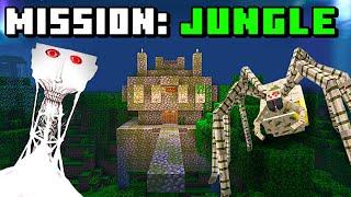 Surviving Minecraft's Scariest Mods in a JUNGLE #1