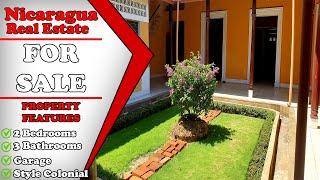 SOLD COLONIAL HOME SALE $150,000 INCLUDED GARAGE | GRANADA NICARAGUA