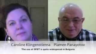 Plamen Panayotov 2015:3: The use of SFBT is quite widespread in Bulgaria