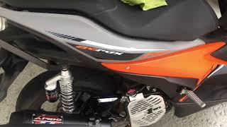 Yamaha Aerox | Matte Gray | Matte Orange | Thai Decals