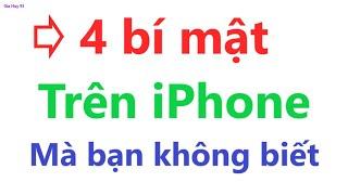 Bí mật ẩn trên iPhone = mọi người nên biết