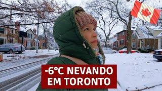 -6ºC - ALERTA: NEVANDO SEM PARAR EM TORONTO - Viajar para o Canadá