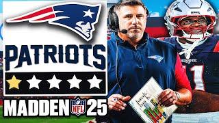 Mike Vrabel Drafts ABDUL CARTER! | Realistic Rebuild of the Patriots | Madden 25