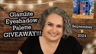 Eyeshadow Palette GIVEAWAY, September  2024 and Review of the Glamlite, Frosted Flakes Palette!