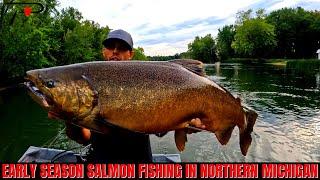 Early Season Northern Michigan Salmon Fishing