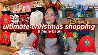 the ULTIMATE disney christmas shopping vlog!! *HUGE HAUL*