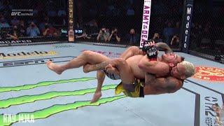 Chandler Slam to Oliveira (Slow motion) [HD]