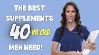 Top 6 Supplements For Men Over 40 | Men's Health Tips by Dr Melissa Gallagher