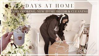 DAYS AT HOME | COSY COOKING, NEW HOME DECOR & CLEANING!