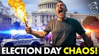 CHAOS: US Capitol Under LOCKDOWN As Man Doused in Gas With Torch Gun ARRESTED, BOMB Threats at Polls