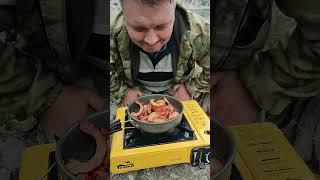 Карбонара в походе #reels #выходные #готовим #карбонара #новыйсвет