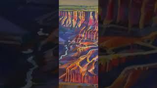 THE GRAND CANYON - Dominika Brodowska - acrylics on canvas - available on DOMBRO ART STORE