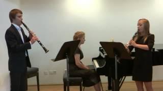 Felix Mendelssohn. Concert Piece No.1 for 2 Clarinets & Piano