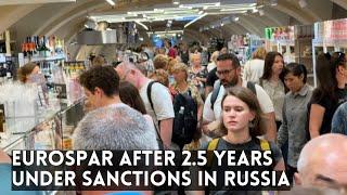 Russian EUROSPAR Supermarket after 2.5 Years under SANCTIONS