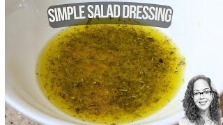 How To Make A Simple Salad Dressing