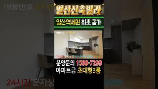 일산신축빌라 일산역세권 아파트급 초대형3룸 오픈 최초 공개 최저가 매매