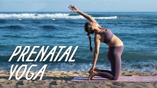 10 Minute Prenatal Morning Yoga w/ Maiara | Yoga with Aloha