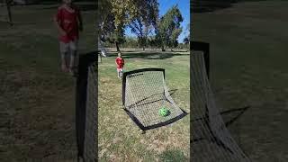 Soccer Goals - Kids Youth & Teens Football Net, Portable Pop-up 4'x3' ft / Backyard Games