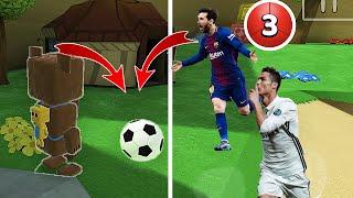 I play soccer with Messi and Ronaldo | Super Bear Adventure | Super Bear Gameplay