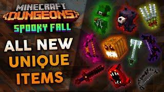 Ranking ALL New Unique Items in Minecraft Dungeons: Spooky Fall From Worst to Best!