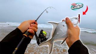 ULTRALIGHT Saltwater Fishing using Worm Lures!? Durban | KZN