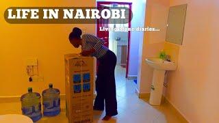 Days in my life in Nairobi | living alone diaries |new water dispenser,laundry |life of an introvert