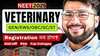 NEET 2025 Cutoff for Veterinary | Veterinary Cutoff 2025 | BVSc Cutoff 2025