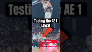 Testing Anthony Edwards NEW AE 1 Lows! 