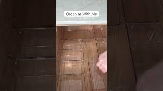 Organize with me: Satisfying drawer organization. Clean with me videos #cleanwithme #organizewithme