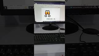 Ms word shortcut key se Clinking Glasses  ke symbol banana sikhe #shots #msword #computer #tricks