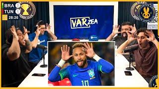 REACT de BRASIL 5 x 1 TUNÍSIA