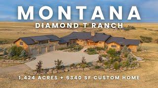 1,424 Acre Ranch - 8346 SF Custom Home - Great Falls, Montana