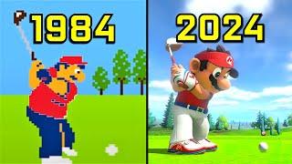 Evolution of Mario Golf Games 1984-2024