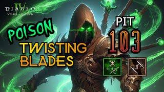 Diablo 4 - Season 6 - Rogue - Poison Twisting Blades  - Pit 103