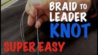 Surgeons Loop | Tying BRAID to MONO fishing line | How to