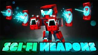 SCI-FI Weapons Marketplace DLC Free Minecraft Bedrock