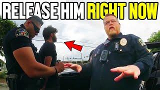 Informed Sergeant DEFENDS Citizen From Corrupt Cops!