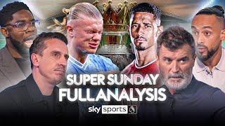 TITLE RACE HOTS UP! ️ | Keane, Neville, Micah and Walcott's FULL Super Sunday Post-Match Analysis 