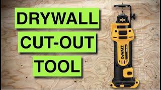 How to use the Dewalt Drywall Cut Out Tool