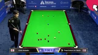 Chris Wakelin vs Thepchaiya un-nooh snooker 2024 dramatic frame highlight