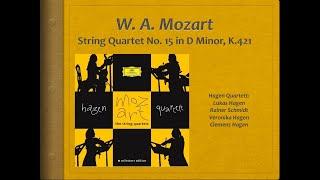 Mozart, String Quartet 15, K.421 - Video Score - Hagen Quartett