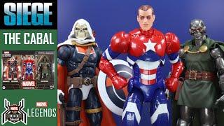 Marvel Legends THE CABAL Taskmaster, Iron Patriot, & Doctor Doom 85 Years 3-Pack Figure Review