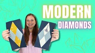 How to sew a MODERN DIAMONDS Quilt