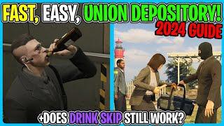 2024 Fastest, Easiest UNION DEPOSITORY HEIST Guide GTA 5 Online