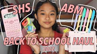 Back To School Haul 2022 : Senior High ABM || Philippines