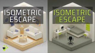 Isometric Escape (Isotronic CrazyGames) Escape Game Full Walkthrough 脱出ゲーム 攻略