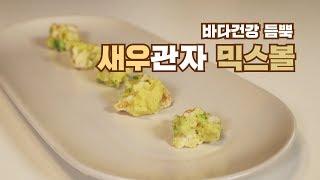 [냥밥김선생] 바다건강 듬뿍 새우관자 믹스볼  /cat food /수제 간식